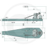 Płyta nośna K80 900/230/45 3000kg Scharmüller 009605972