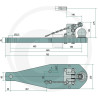 Płyta nośna K80 765/230/45 3000kg Scharmüller 009605973