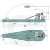 Płyta nośna K80 900/230/50 3000kg Scharmüller 009605974