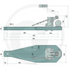 Płyta nośna K80 765/230/45 3000kg Scharmüller 009605975