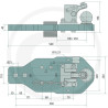 Płyta nośna K80 560/240/40 3000kg Scharmüller 009606010
