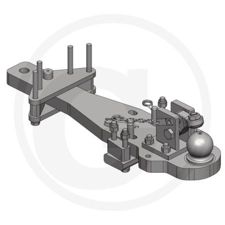 Płyta nośna K80 830/240/40 3000kg Scharmüller 009606210SETA27