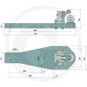 Płyta nośna K80 738/245/50 3000kg Scharmüller 009606391