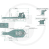 Płyta nośna K80 703/245/40 3000kg Scharmüller 009606400