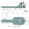 Płyta nośna K80 775/245/50 4000kg Scharmüller 009606420