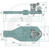 Płyta nośna K80 646/250/40 3000kg Scharmüller 009606470