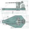 Płyta nośna K80 480/256/40 3000kg Scharmüller 009606490