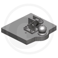 Płyta nośna K80 396/396/45 3000kg Scharmüller 009609000