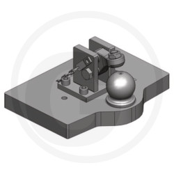 Płyta nośna K80 305/396/45 3000kg Scharmüller 009609070