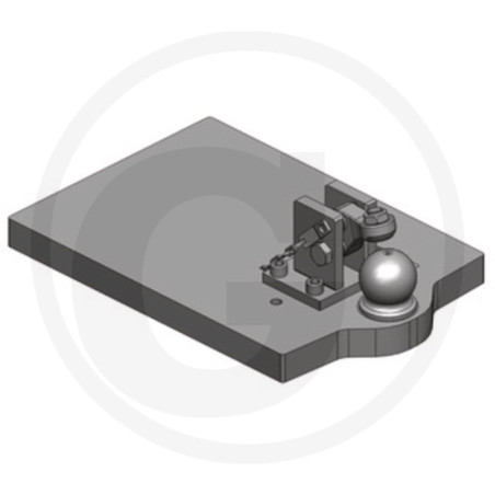 Płyta nośna K80 596/396/45 3000kg Scharmüller 009609200