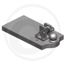 Płyta nośna K80 596/296/45 3000kg Scharmüller 009609300