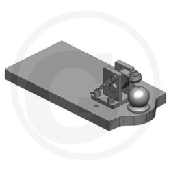 Płyta nośna K80 596/296/40 2000kg Scharmüller 009609310