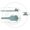 Płyta nośna Piton Fix 990/296/40 2000kg Scharmüller 009610410