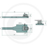 Płyta nośna Piton Fix 990/296/45 2000kg Scharmüller 009610430