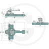 Płyta nośna Piton Fix 536/455/60 3000kg Scharmüller 009613211A11