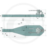 Płyta nośna Piton Fix 1110/280/60 3000kg Scharmüller 009613310A02