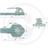 Płyta nośna Piton Fix 567/292/50 3000kg Scharmüller 009613680