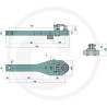 Płyta nośna Piton Fix 842/200/60 3000kg Scharmüller 009614460A29