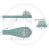 Płyta nośna Piton Fix 700/290/50 3000kg Scharmüller 009616390