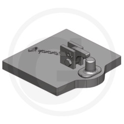 Płyta nośna Piton Fix 396/396/40 2000kg Scharmüller 009619410A01