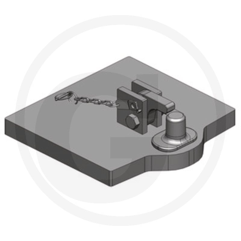 Płyta nośna Piton Fix 396/396/40 2000kg Scharmüller 009619410A01