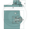 Płyta nośna Piton Fix 396/396/40 2000kg Scharmüller 009619410A01
