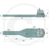 Płyta nośna Piton Fix 1142/240/60 4000kg Scharmüller 009633870