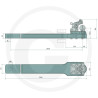 Płyta nośna K80 2028/127/65 3000kg Scharmüller 009643290