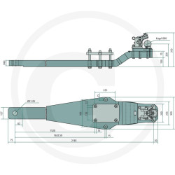 Płyta nośna K80 2290/350/70 4000kg Scharmüller 009643300