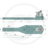 Płyta nośna K80 1142/240/60 4000kg Scharmüller 009643870