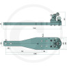Płyta nośna K80 1142/240/50 4000kg Scharmüller 009643880