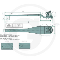 Płyta nośna K80 1565/240/45 3000kg Scharmüller 009644050