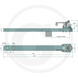 Płyta nośna K80 2225/127/75 4000kg Scharmüller 009644100
