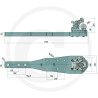 Płyta nośna K80 1178/250/55 3000kg Scharmüller 009645720