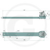 Płyta nośna K80 1481/127/60 3000kg Scharmüller 009645730