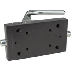 Płyta do prowadnicy  220/30/22mm - 140x80 M16 Scharmuller 11017424.A