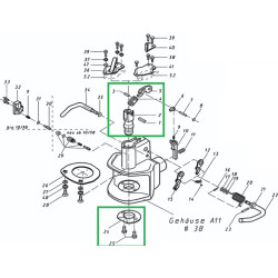 Sworzeń główny zaczepu 38mmx120mm Scharmüller 106346000