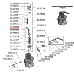 Sprężyna dociskowa 13 x 40 mm Scharmüller 02480020