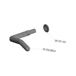 Uchwyt (wyzwalacza) zestaw, D12 x 160 mm Scharmüller