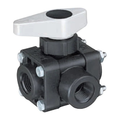 TeeJet AAB343M312PP Zawór 3-drożny 1/2" BSP żeński AA(B)343M-3-1/2-PP