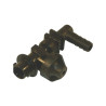 TeeJet 19349-211-540-NYB Einfach-Düsenhalter Schlauch-Ø 13mm für Schlauchanschluss inkl. Zwischenstück und ChemSaver® Membranrüc