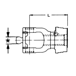 Widełki 1 1i3/4 Z6 365810