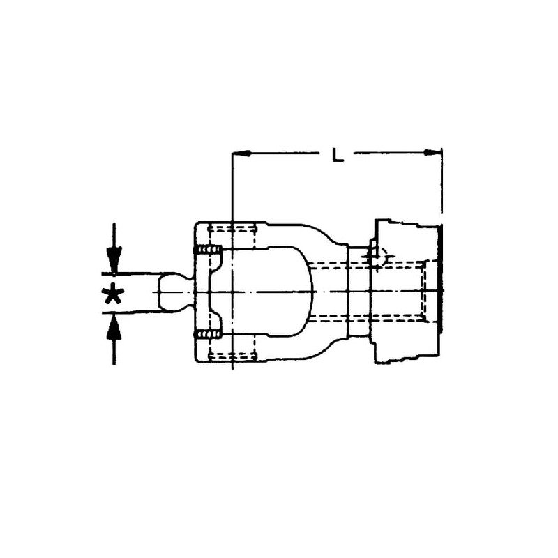 Widełki 1 1i3/4 Z6 365810