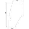 82000396KR Szyba New Holland drzwi Kramp 8716106314614
