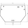00097699030 Szyba Deutz Fahr tylna górna Kramp 8716106706990