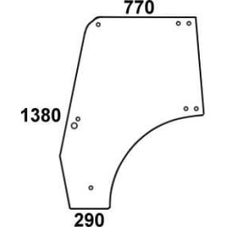 001077180 Szyba Deutz Fahr drzwi Kramp 8716106707904