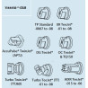 TeeJet 1144418CELR Pokrywka dyszy SW11 pomarańczowy, z uszczelką