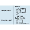 TeeJet 985791NYR Kołapak rozpylacza, pasuje do AI3070, AITTJ60