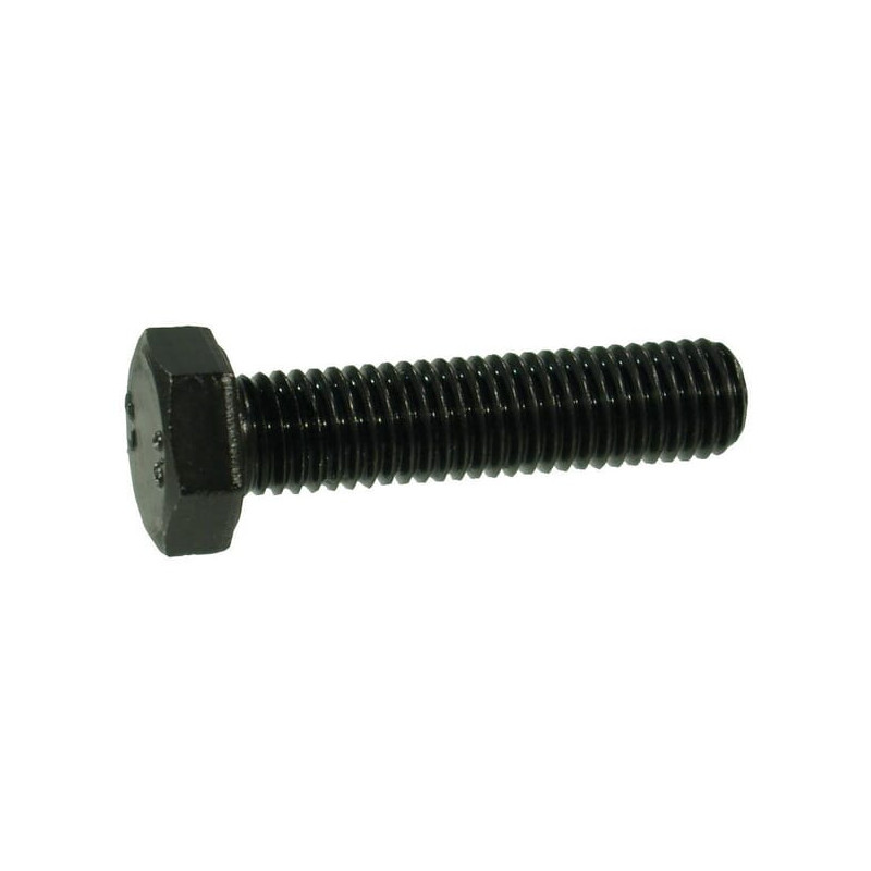 Śruba M6x80 kl.10.9, SW10 cały gwint, czarna (szt) M6x1x80