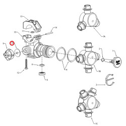 Membrana antykapacza fi 24,0mm Lemken